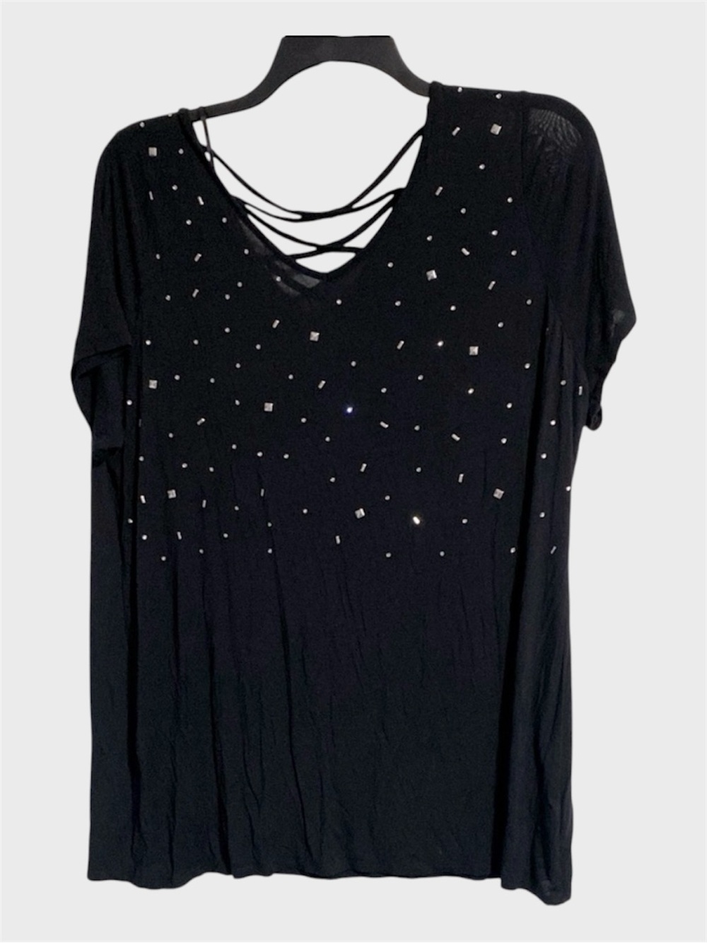 Belle by Belldini black lightweight top blouse blouse size 2X